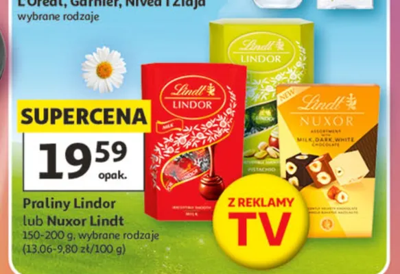 Praliny Lindt promocja w Auchan