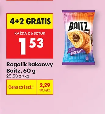 Rogalik kakaowy croissant promocja w Biedronka
