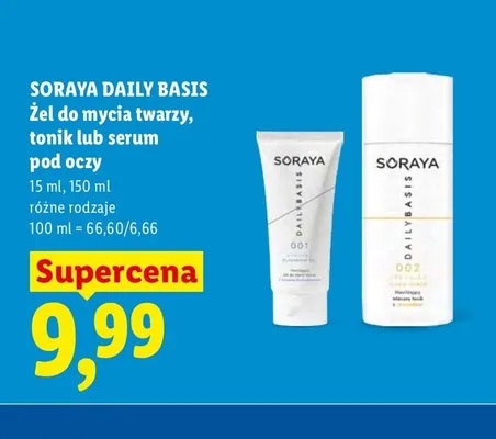 Żel do mycia twarzy Soraya Daily Basis promocja w Lidl