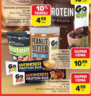 Masło orzechowe Peanut Butter crunchy, smooth promocja w Carrefour