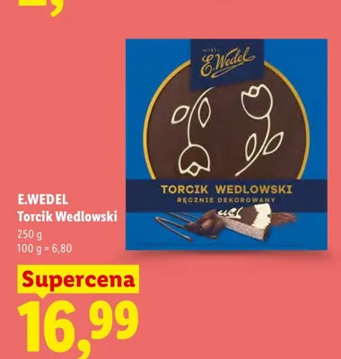 Torcik Wedlowski E.Wedel promocja w Lidl