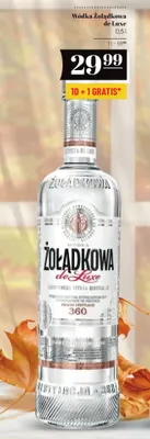 Wódka Żołądkowa de Luxe promocja w POLOmarket