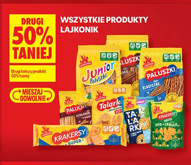 Produkty Lajkonik promocja w Biedronka