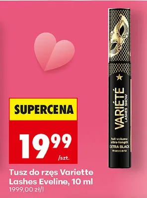 Tusz do rzęs Variette Lashes promocja w Biedronka