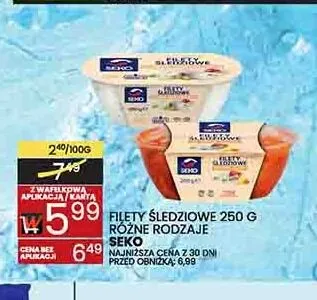 Filety śledziowe Seko Szlacheckie promocja w Wafelek