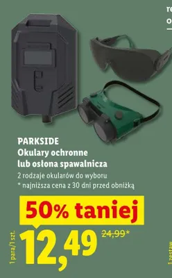 Okulary ochronne PARKSIDE promocja w Lidl