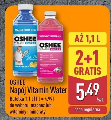 Napój Vitamin Water magnez Oshee promocja w Aldi