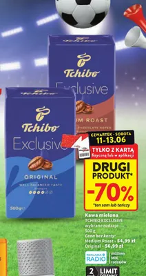 Kawa mielona Tchibo Exclusive Medium Roast promocja w Intermarche