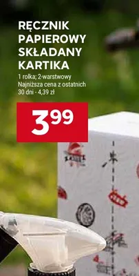 Ręcznik papierowy składany Kartika promocja w Stokrotka