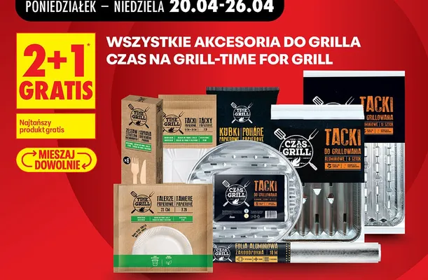 Akcesoria do grilla promocja w Biedronka