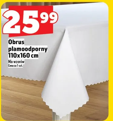 Obrus plamoodporny promocja w TOPAZ