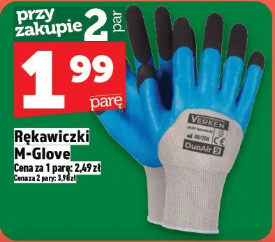 Rękawiczki M-Glove promocja w TOPAZ
