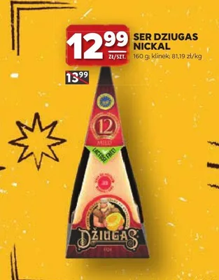 Ser Dziugas klinek Nickal promocja w Stokrotka