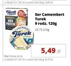 Ser Camembert Turek Naturalny promocja w Torimpex Toruńska Sieć Sklepów Spożywczych