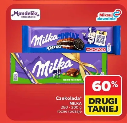 Czekolada Milka Whole Hazelnuts promocja w Carrefour