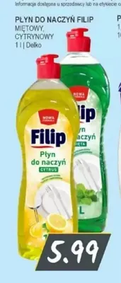 Płyn do naczyń Filip miętowy promocja w Słoneczko
