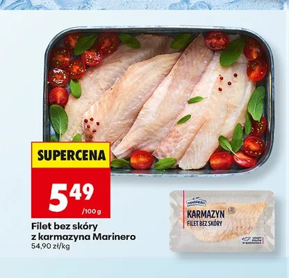 Filet bez skóry z karmazyna Marinero promocja w Biedronka