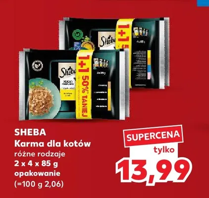 Karma dla kotów Sheba 8-pak promocja w Kaufland