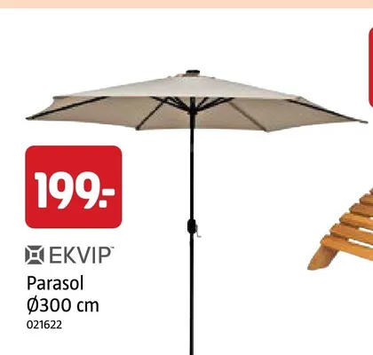 Parasol ogrodowy EKVIP promocja w Jula