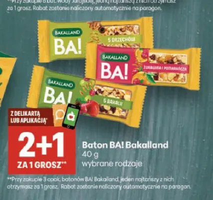 Baton BA! 5 bakalii Bakalland promocja w Delikatesy Centrum