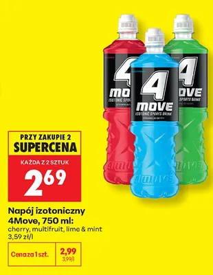 Napój izotoniczny 4Move lime & mint promocja w Biedronka