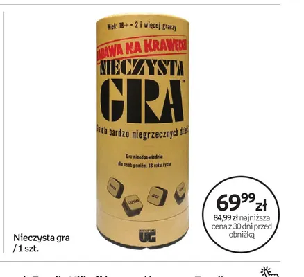 Gra Nieczysta promocja w Empik