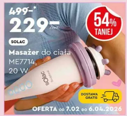 Masażer do ciała ME7714, 20 W promocja w Biedronka