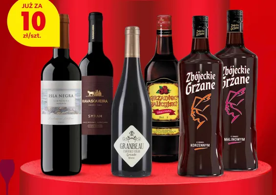 Wino Ravasqueira Syrah różne rodzaje promocja w Biedronka