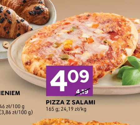 Pizza z salami promocja w Stokrotka