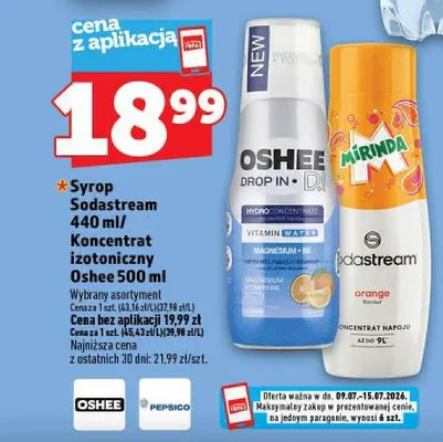 Koncentrat izotoniczny Oshee promocja w TOPAZ