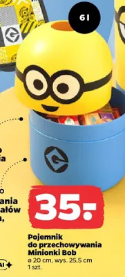Pojemnik do przechowywania Minionki Bob 6 l promocja w Netto