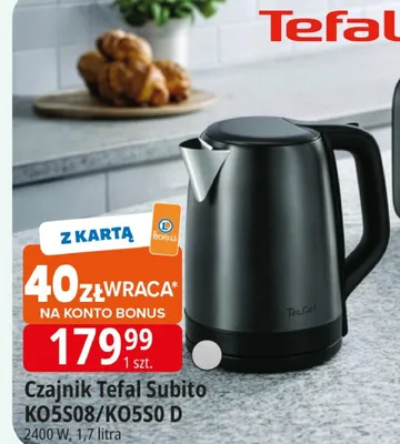Czajnik Tefal Subito KO5508/KO550 D promocja w Leclerc