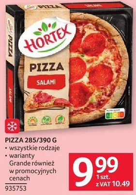 Pizza salami 285/390g Hortex promocja w Selgros