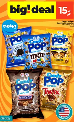 Popcorn smakowy Candy Pop Butterfinger promocja w Dealz