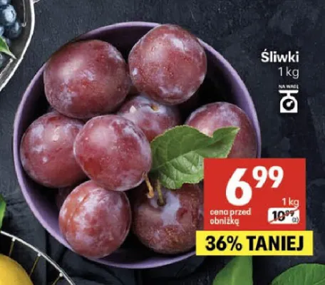 Śliwki promocja w Delikatesy Centrum