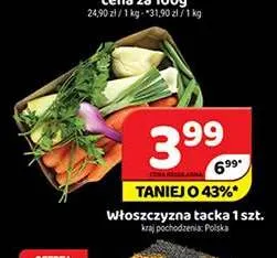 Włoszczyzna tacka promocja w Delfin