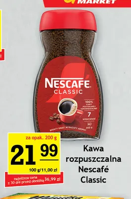 Kawa rozpuszczalna Nescafé Classic promocja w Gram Market
