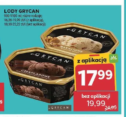 Lody Grycan promocja w Stokrotka