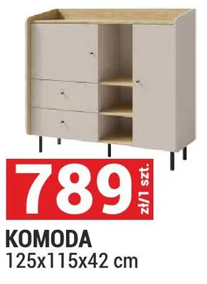 Komoda 125x115x42 cm promocja w Merkury Market