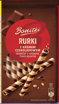 Rurki z kremem czekoladowym  promocja w Biedronka