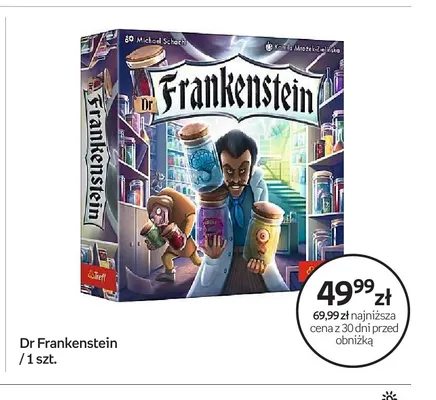 Gra planszowa Dr Frankenstein Trefl promocja w Empik