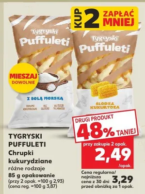Chrupki kukurydziane różne rodzaje promocja w Kaufland
