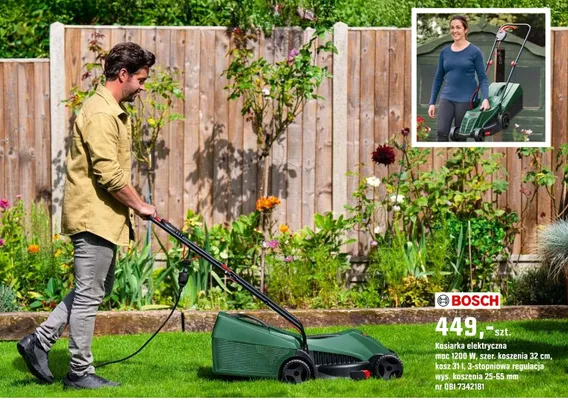 Kosiarka elektryczna promocja w OBI