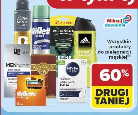 Produkty do pielęgnacji męskiej promocja w Carrefour