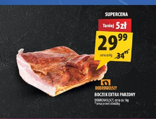 Boczek extra parzony Dobrowolscy promocja w Arhelan