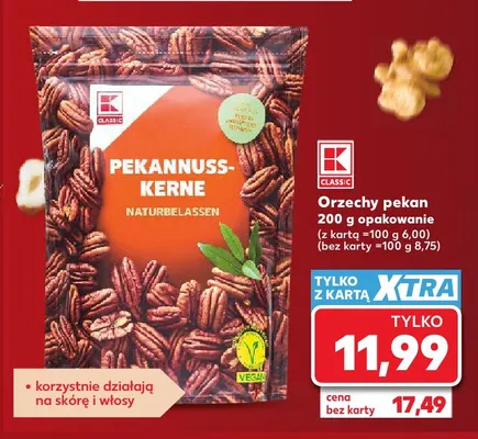 Orzechy pekan K-Classic promocja w Kaufland