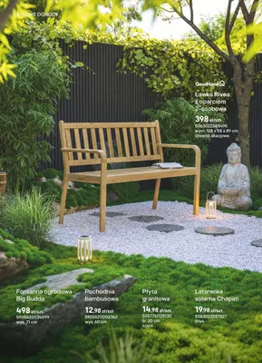 Fontanna ogrodowa Big Budda promocja w Castorama