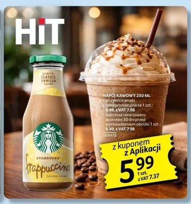Napój kawowy Starbucks Frappuccino promocja w Selgros