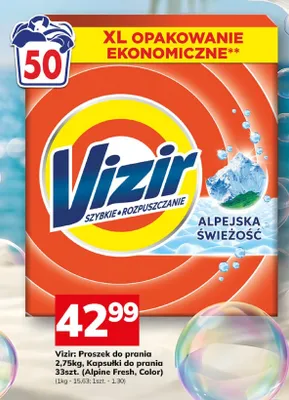 Kapsułki do prania Vizir Color promocja w Hitpol