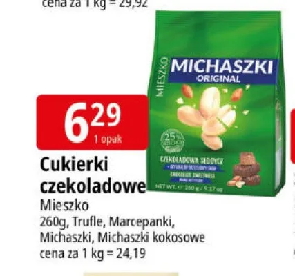 Cukierki czekoladowe Trufle Mieszko promocja w Leclerc